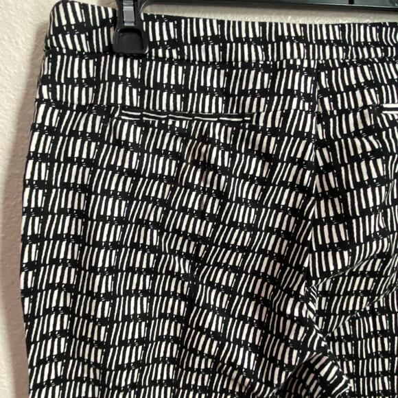 Andrianna Papell pants size 10 black with white zipper - Picture 9 of 10